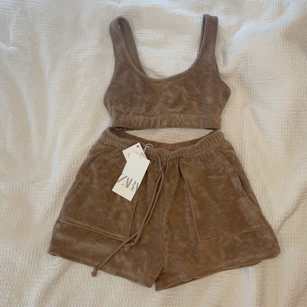 Zara Terrycloth Matching Set